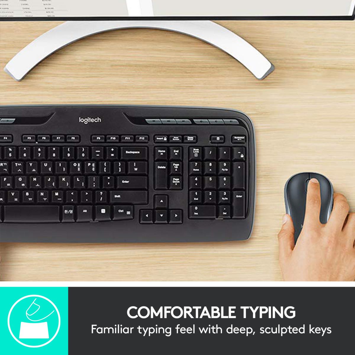 Wireless Combo Mk330 - Qwertzu Swiss-lux