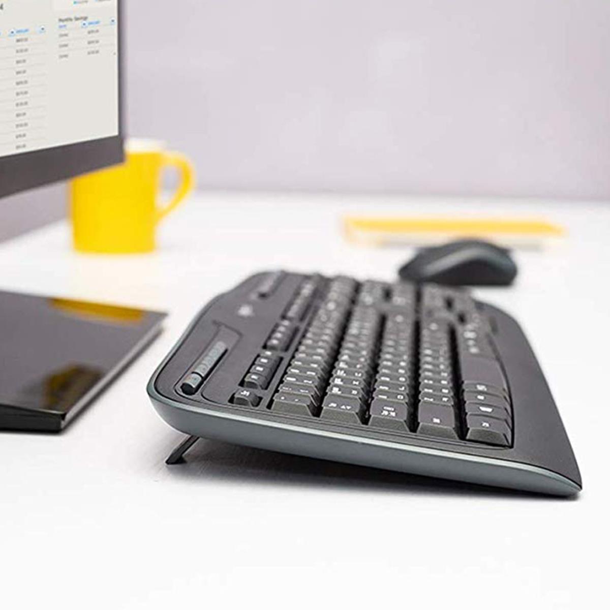 Wireless Combo Mk330 - Black/silver - Azerty Belgian