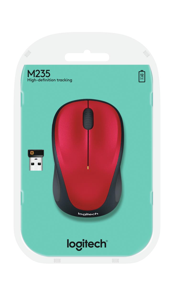 Wireless Mouse M235 Red