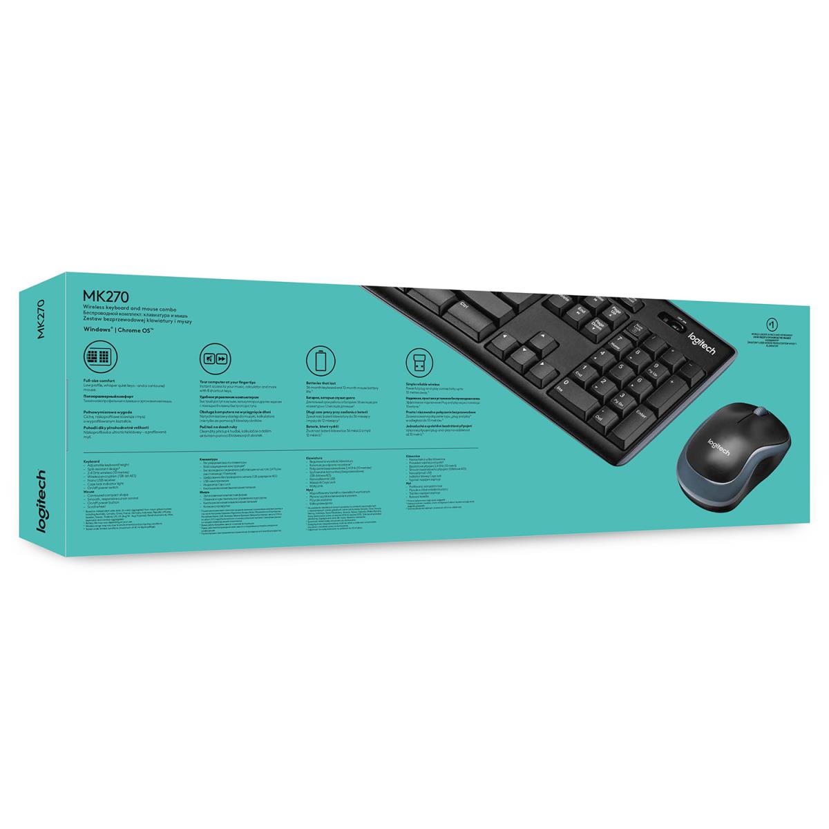 Wireless Desktop Mk270 - Azerty Belgian