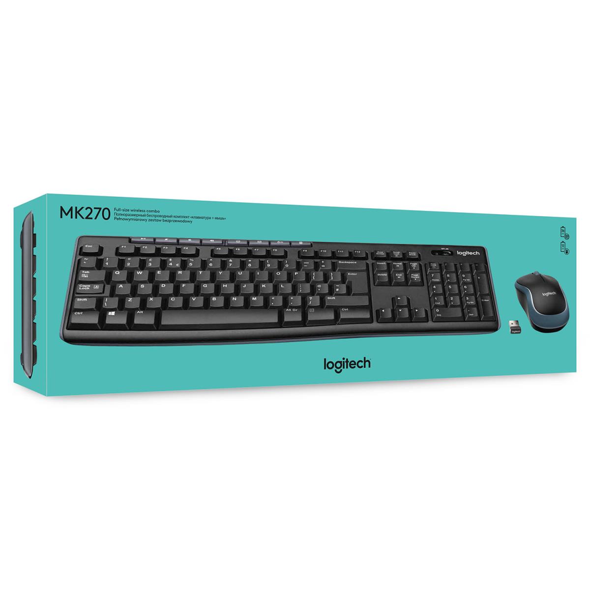Wireless Desktop Mk270 - Azerty Belgian