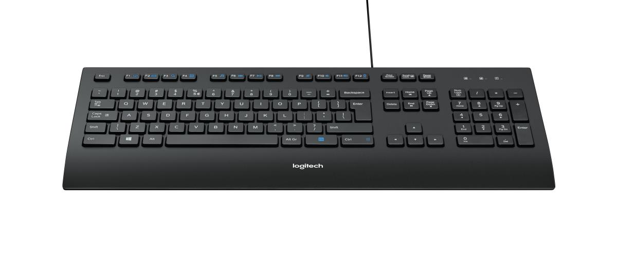 Corded Keyboard K280e - Qwertzu Swiss-Lux