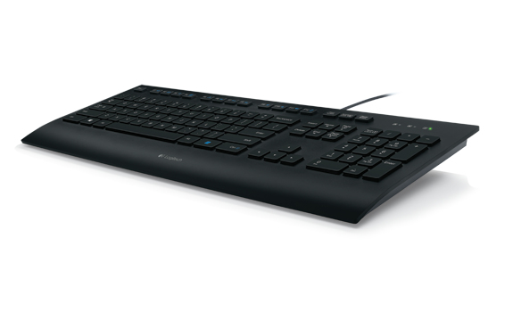 Corded Keyboard K280e - Qwertzu Swiss-Lux