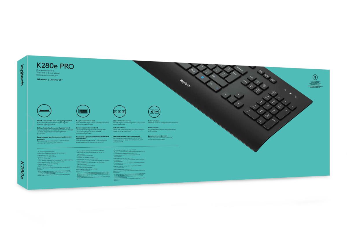 Corded Keyboard K280e - Qwerty Us Int'l