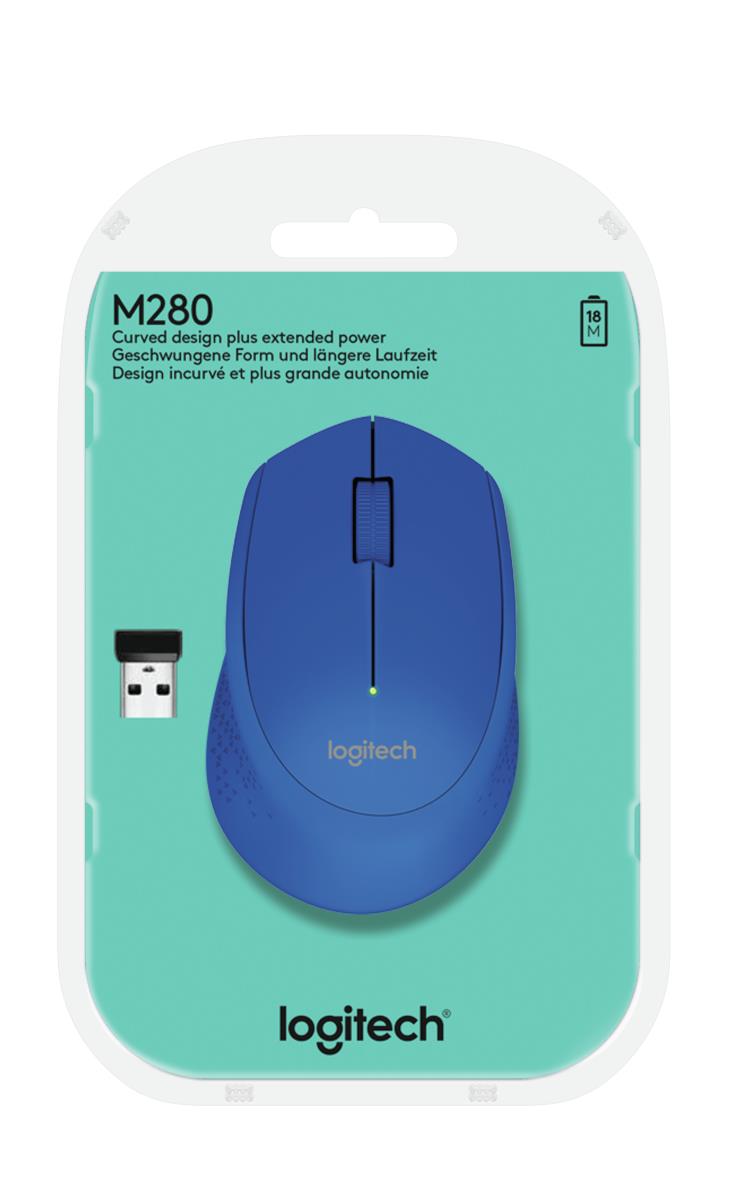 Wireless Mouse M280 Blue 2.4GHz