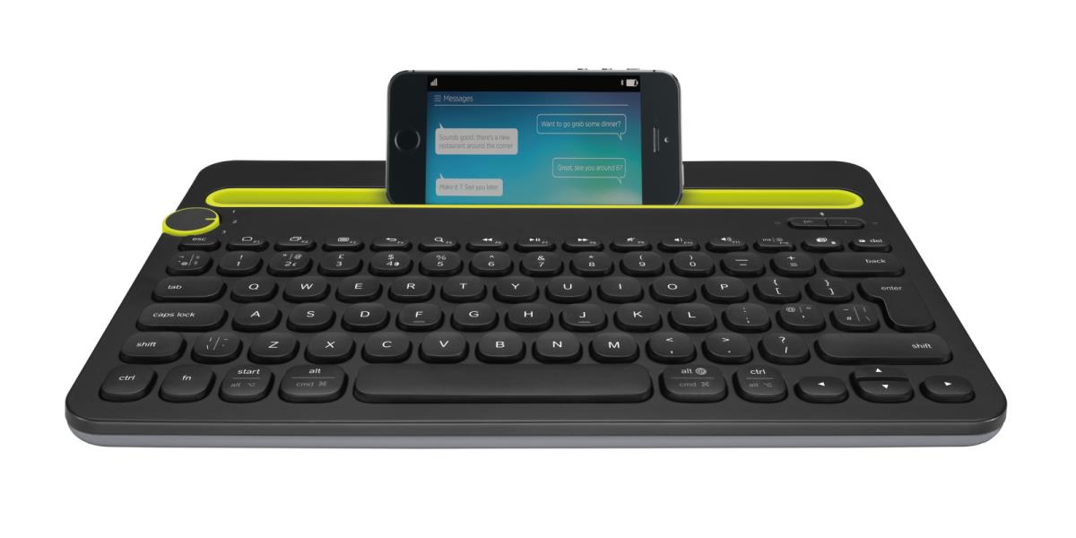 Bluetooth Multi-device Keyboard K480 - Black - Qwerty US/Int'l