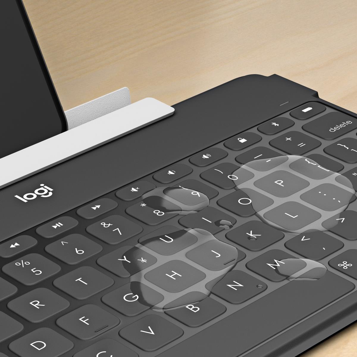 Keys-to-go Ultra-portable Bluetooth Keyboard For iPad/iPhone - Black Qwerty - Central