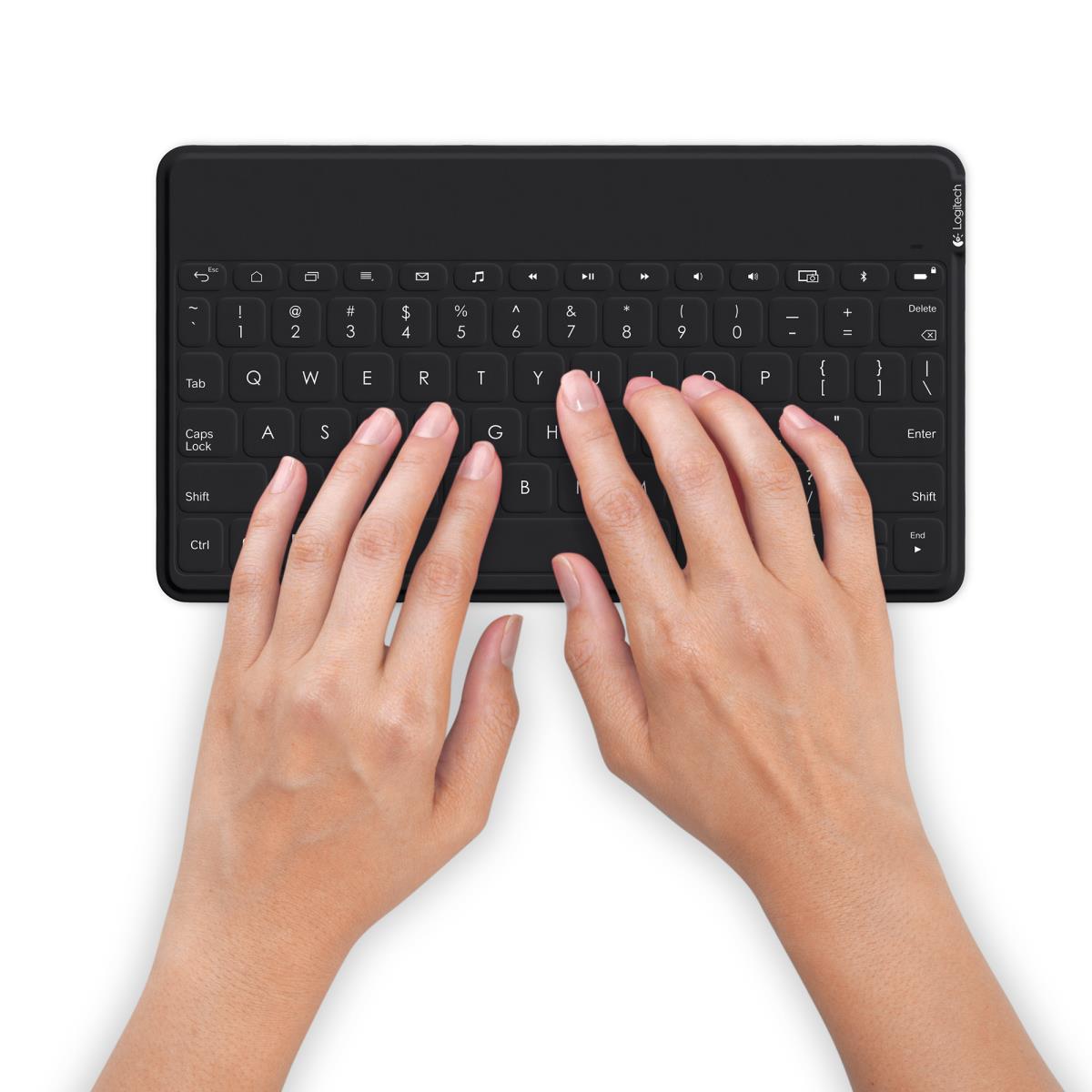 Keys-to-go Ultra-portable Bluetooth Keyboard For iPad/iPhone - Black Qwerty - Central
