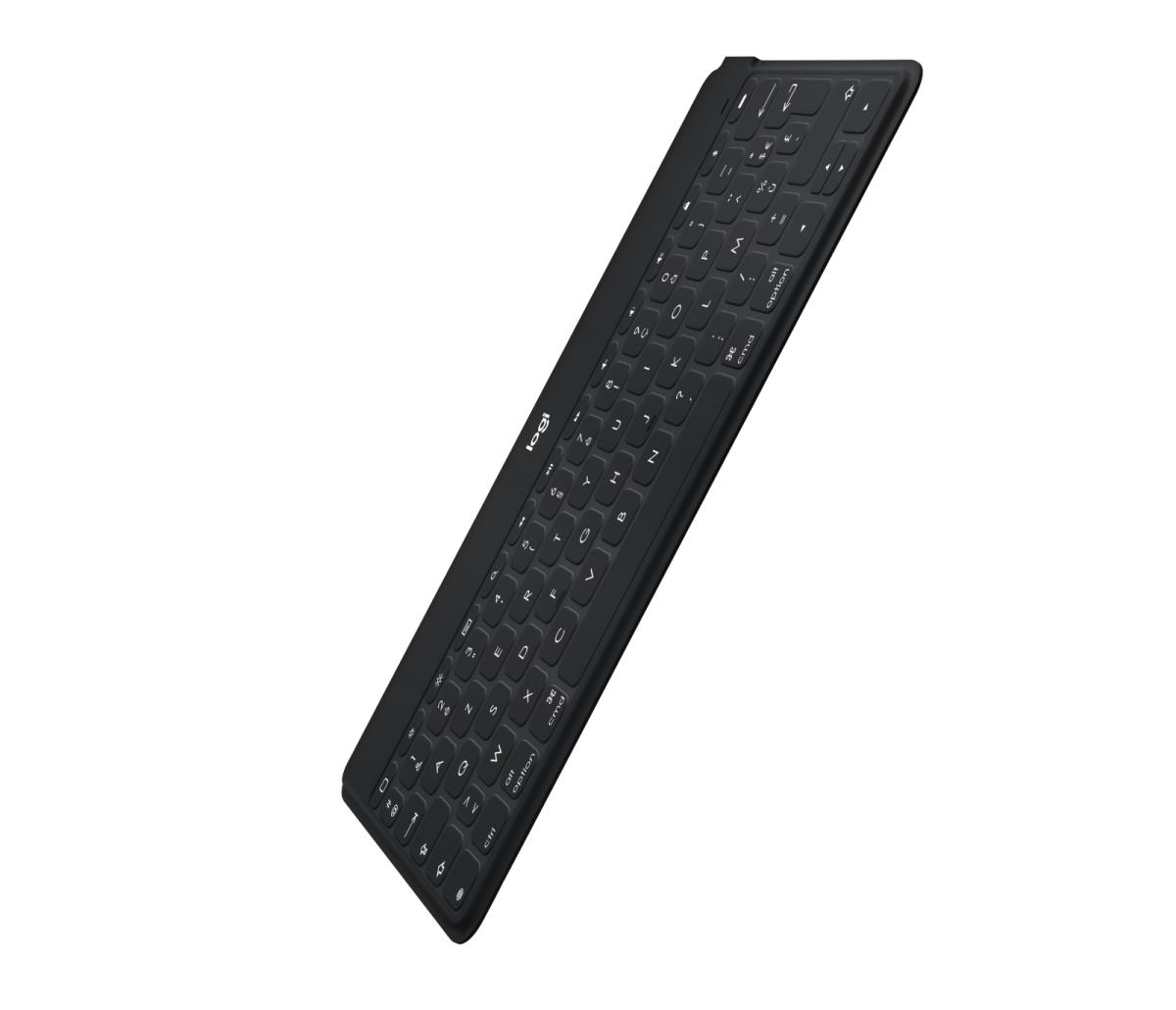 Keys-to-go Ultra-portable Bluetooth Keyboard For iPad/iPhone - Black - Azerty French