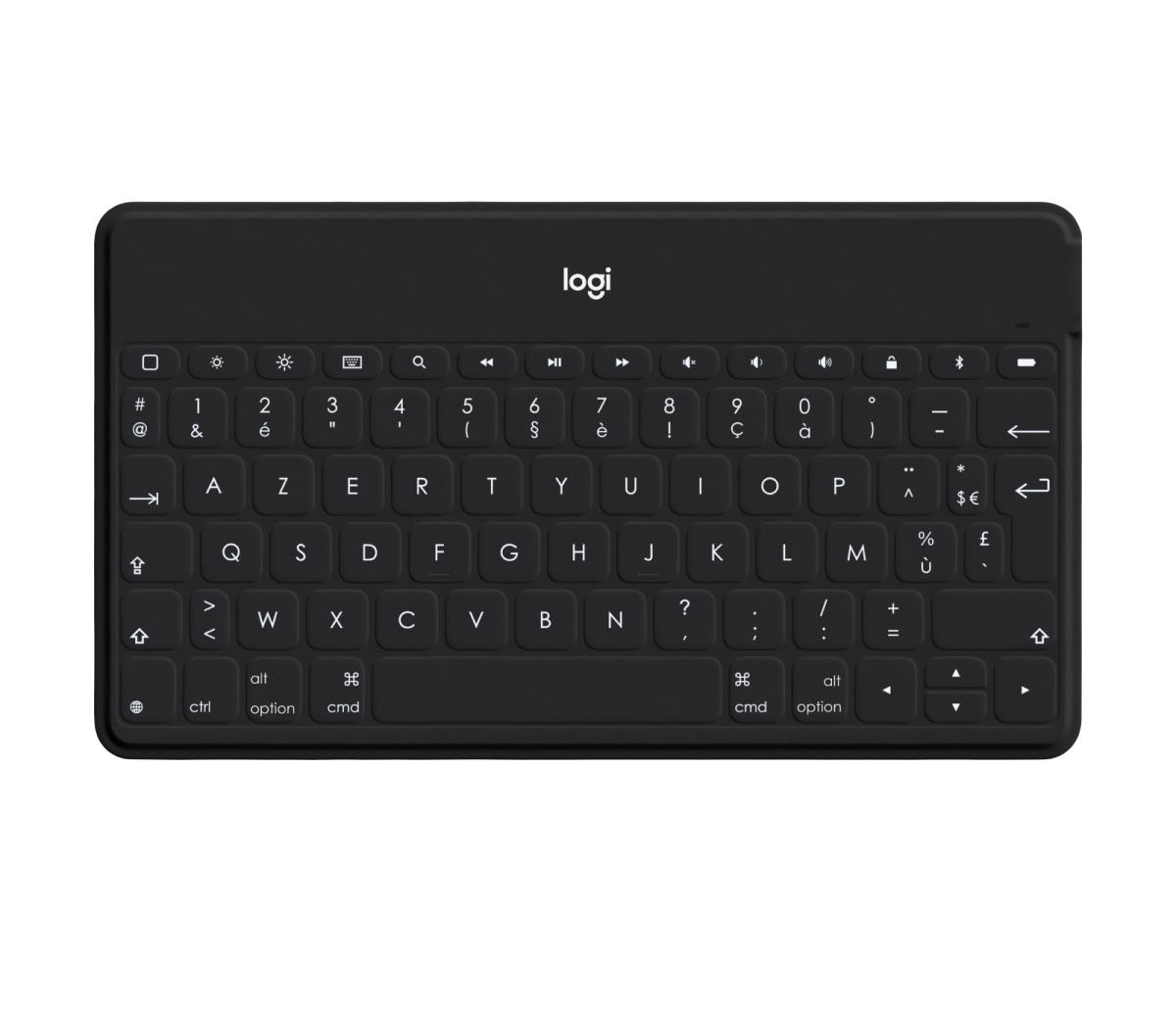 Keys-to-go Ultra-portable Bluetooth Keyboard For iPad/iPhone - Black - Azerty French