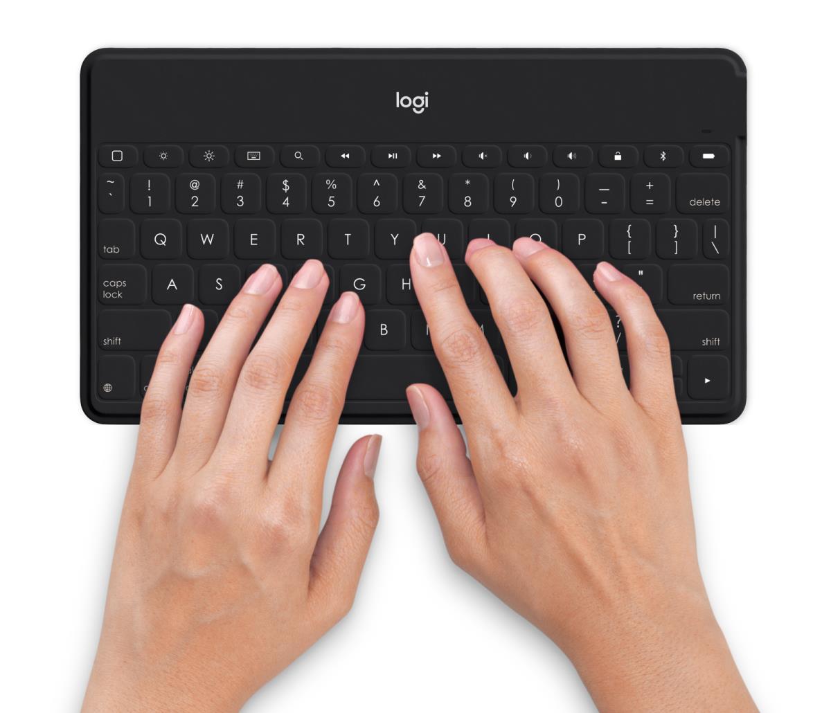 Keys-to-go Ultra-portable Bluetooth Keyboard For iPad/iPhone - Black - Azerty French