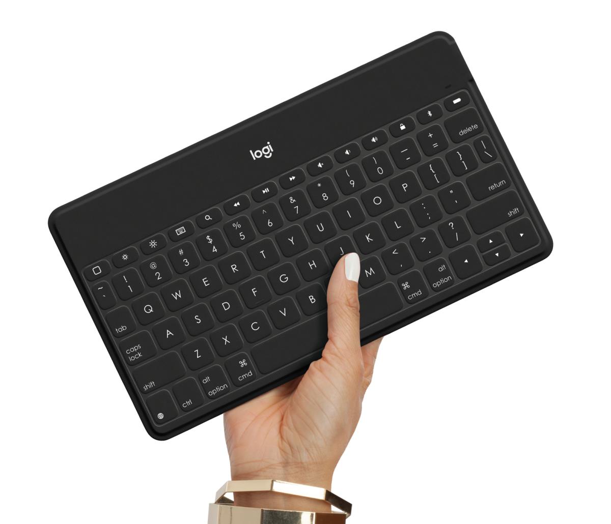 Keys-to-go Ultra-portable Bluetooth Keyboard For iPad/iPhone - Black - Azerty French