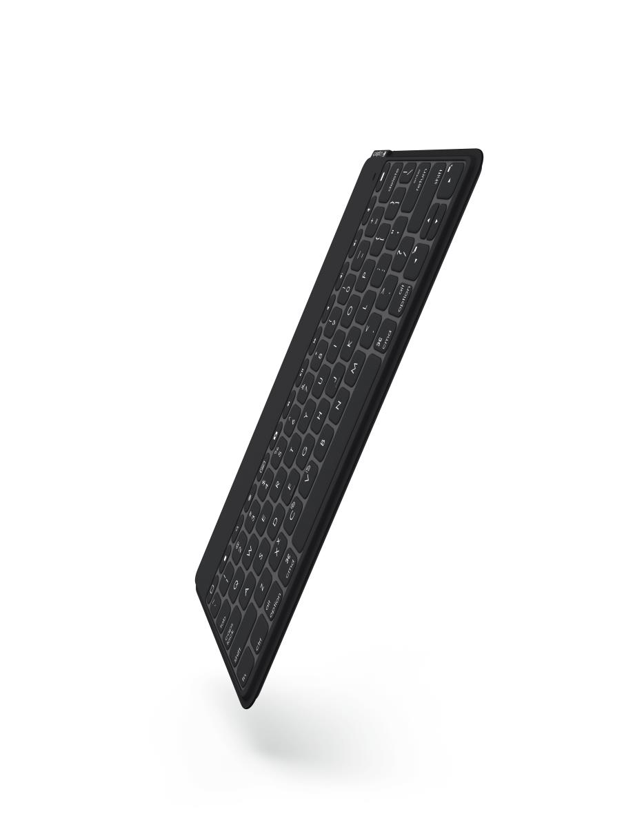Keys-to-go Ultra-portable Bluetooth Keyboard For iPad/iPhone - Black - Azerty French