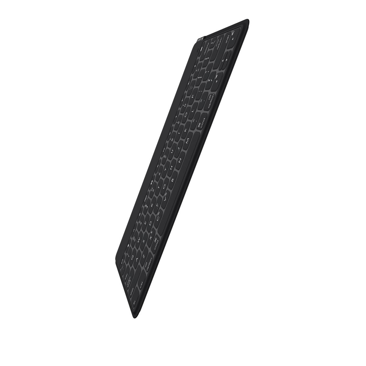 Keys-to-go Ultra-portable Bluetooth Keyboard For iPad/iPhone - Black - Azerty French