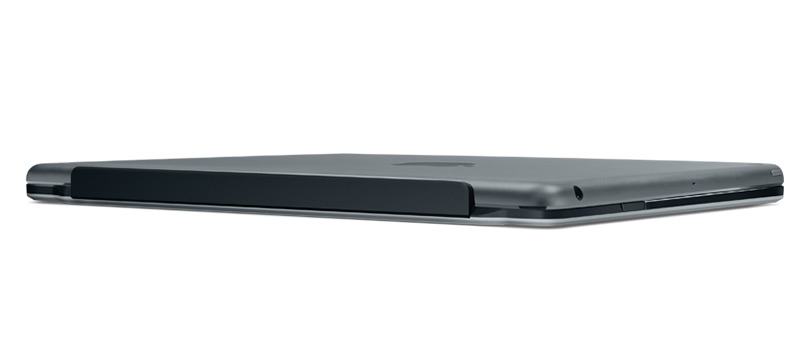 Ultrathin Magnetic Clip-on Keyboard Cover For iPad. - Silver - Qwerty Esp - Bt - Mediter