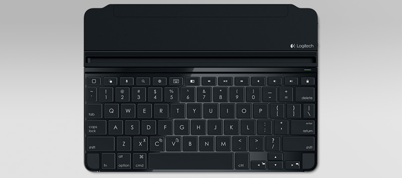 Ultrathin Magnetic Clip-on Keyboard Cover For iPad - Space Grey - Qwerty Esp - Bt - Mediter