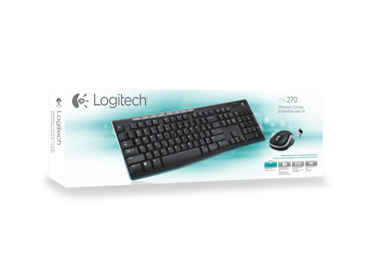 Wireless Desktop Mk270 - Qwerty Espanol
