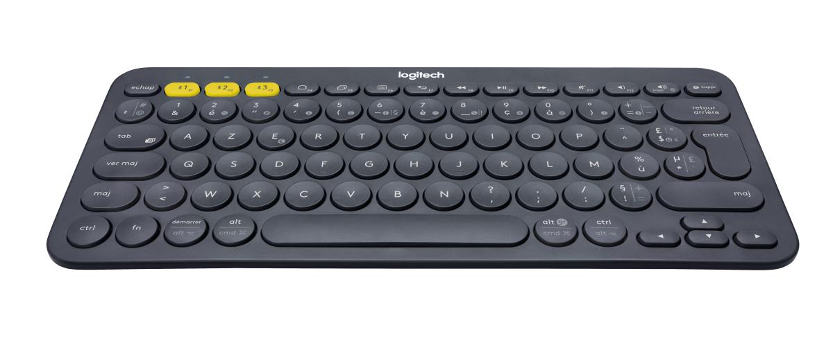 K380 Multi-device Bluetooth Keyboard - Azerty French Black
