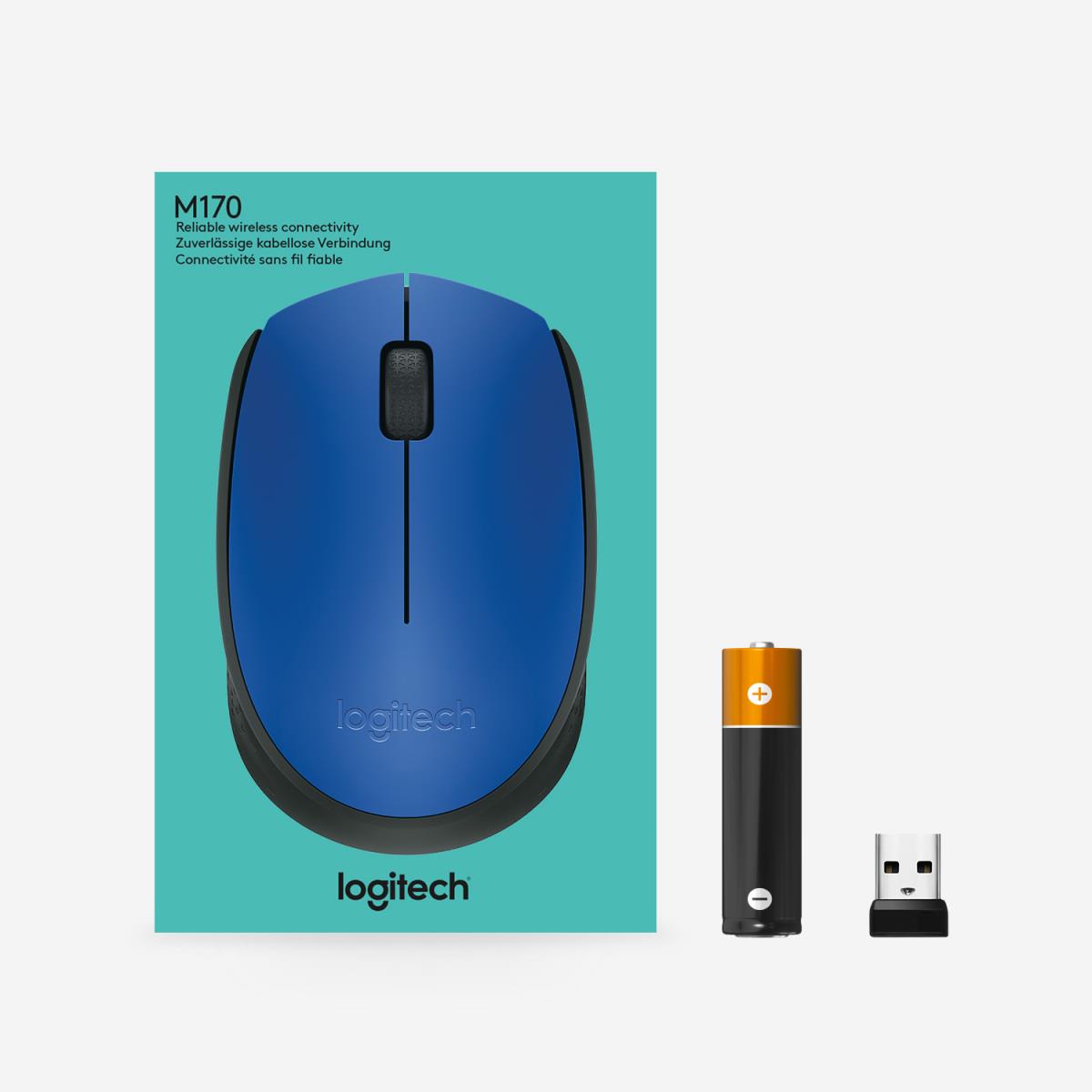 M171 Wireless Mouse Blue Emea