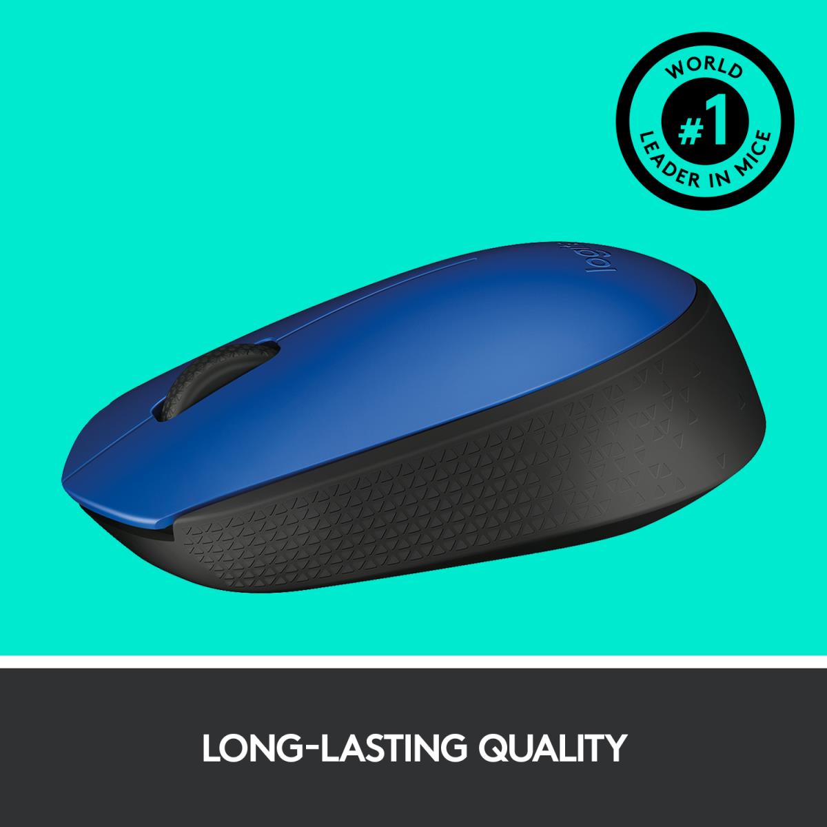 M171 Wireless Mouse Blue Emea
