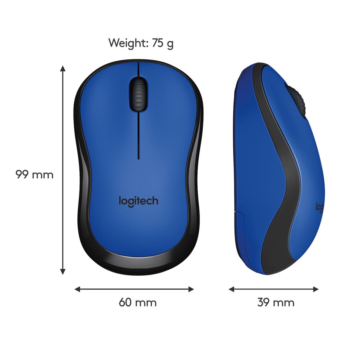 M220 Silent Wireless Mouse Blue