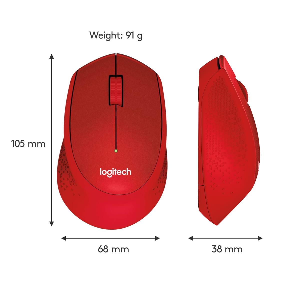 M330 Silent Plus Red