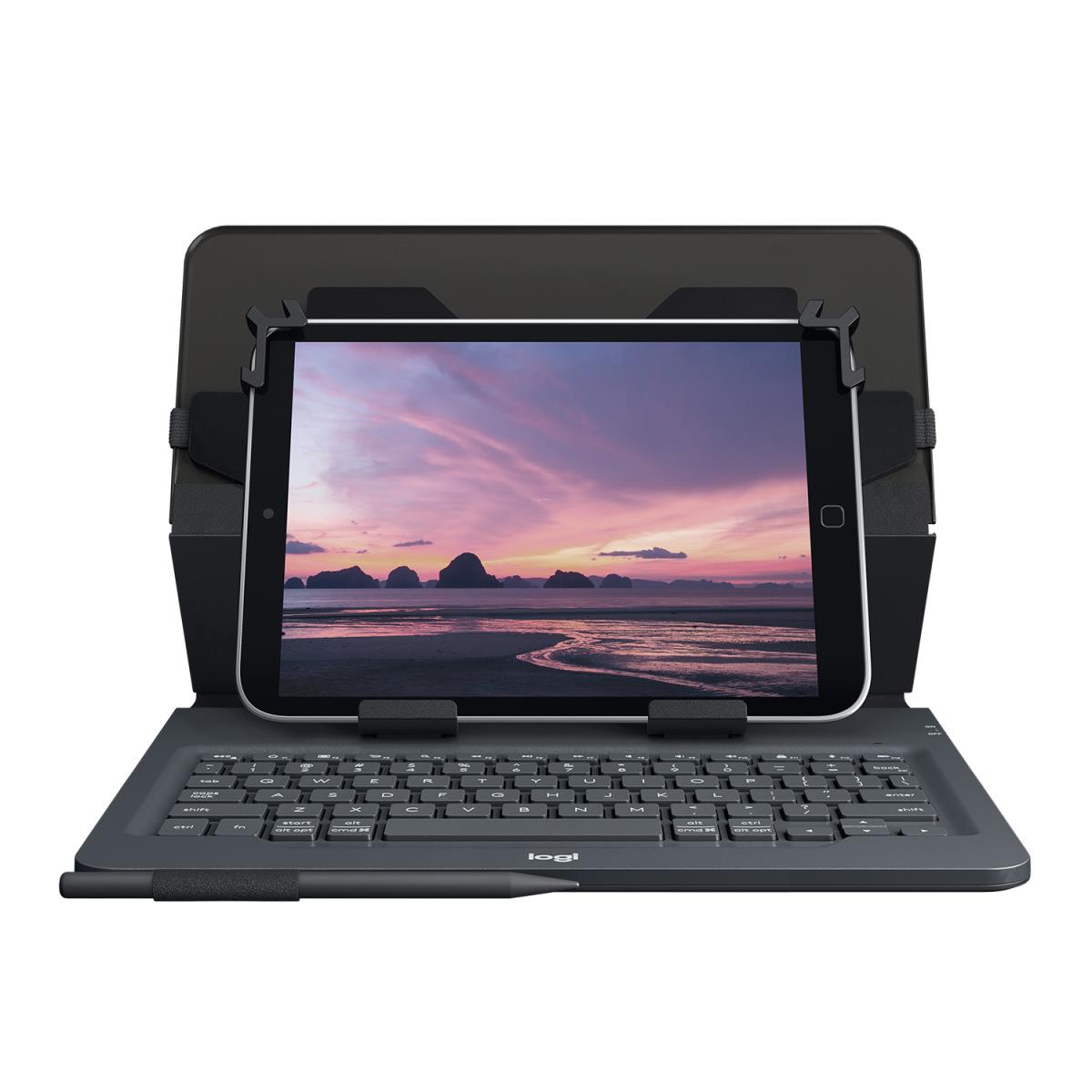 Universal Folio With Integrated Keyboard For 9-10in Azerty French