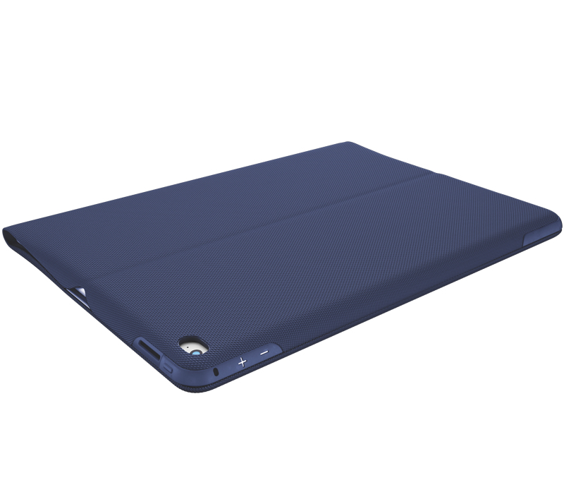 Backlit Keyboard Case With Smart Connector Classic Blue / Silver Qwertz German