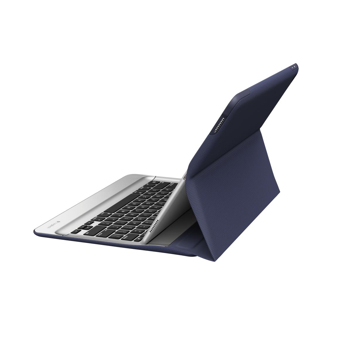 Backlit Keyboard Case With Smart Connector Classic Blue / Silver Qwertz German