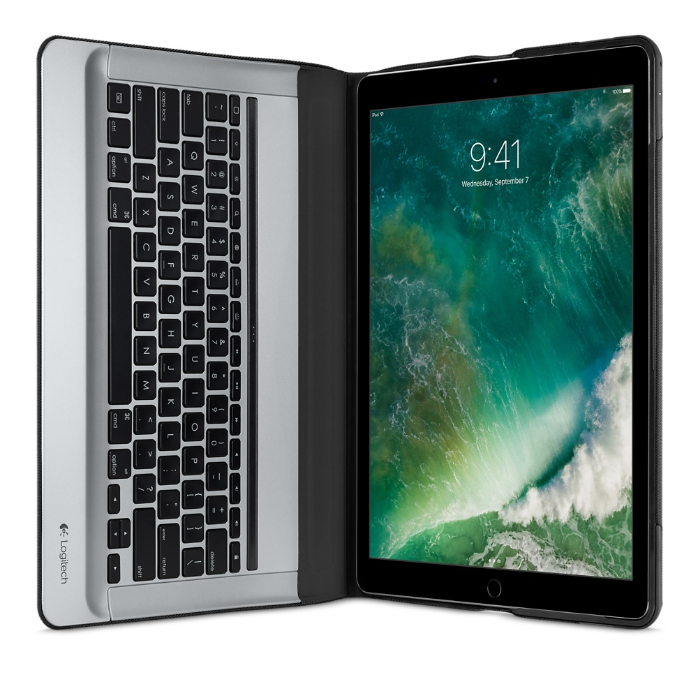 Backlit Keyboard Case With Smart Connector Black / Gray Sidereal - Qwerty It