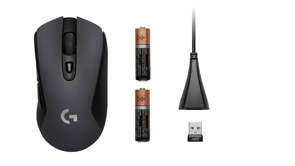 G603 Lightspeed Wireless Gaming Mouse Black