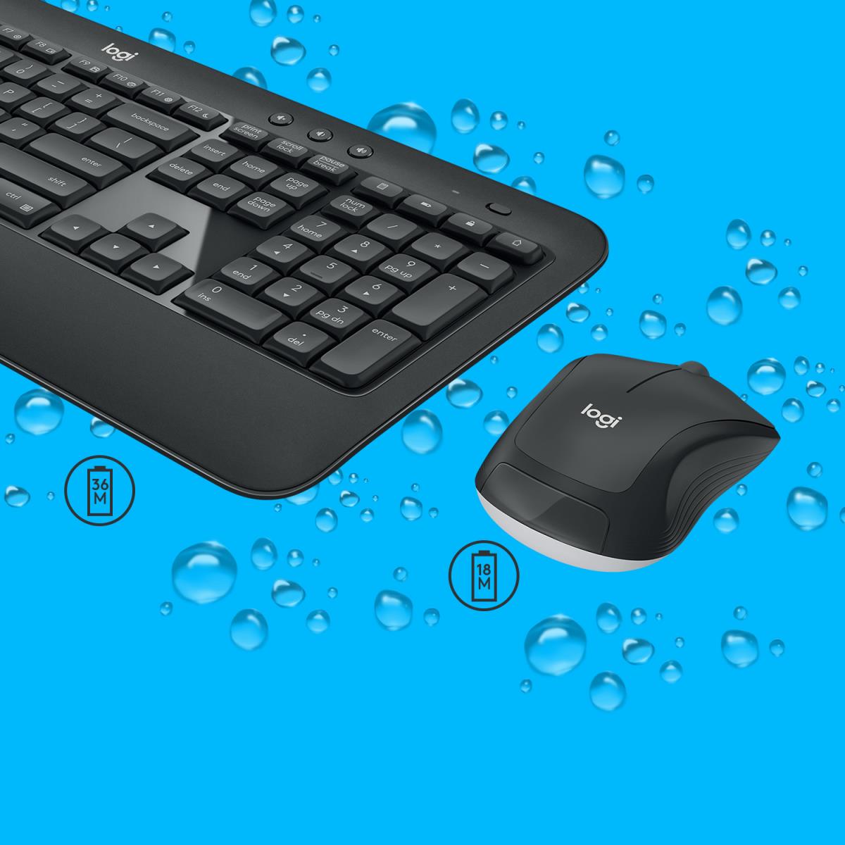 Mk540 Advanced Wireless Keyboard And Mouse Combo - Qwertz Swiss