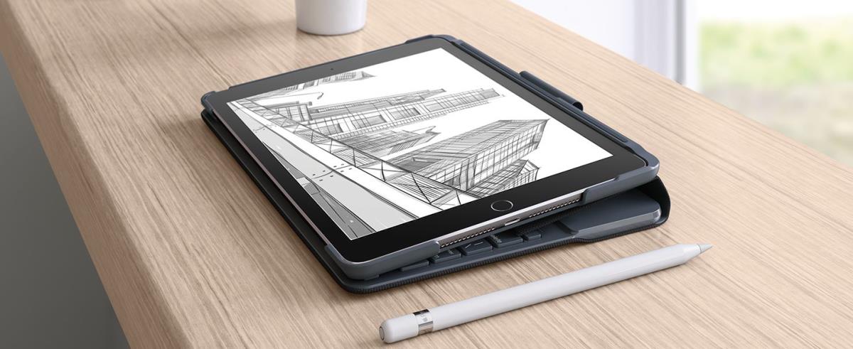 Slim Folio Classic Black - Qwerty It