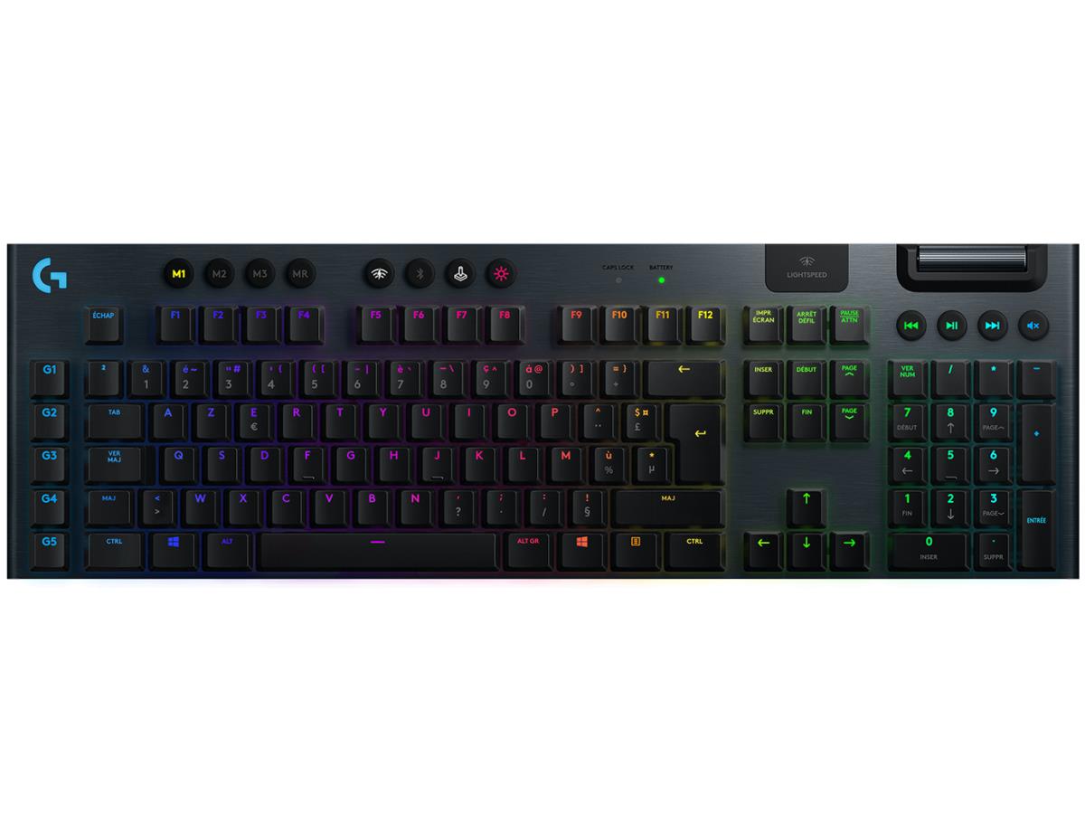 G915 Lightspeed Wireless RGB Mechanical Gaming Keyboard - Azerty French