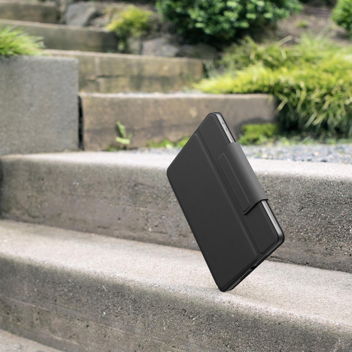 Rugged Folio Keyboard Case for iPad 7/8/9th Gen - Graphite - Azerty French