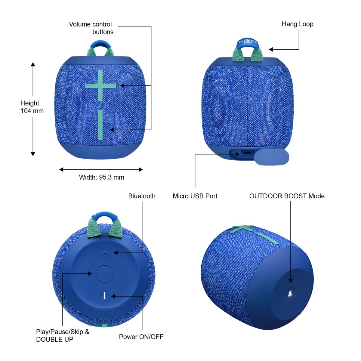 Ultimate Ears Wonderboom 2 Blue