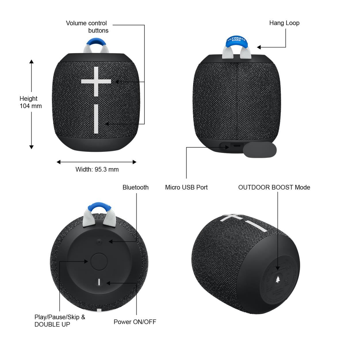 Ultimate Ears Wonderboom 2 Black