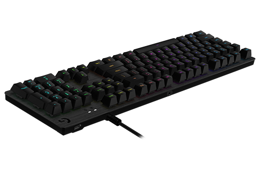 G512 Lightsync RGB Mechanical Gaming Keyboard GX Brown Carbon - Qwertz DE
