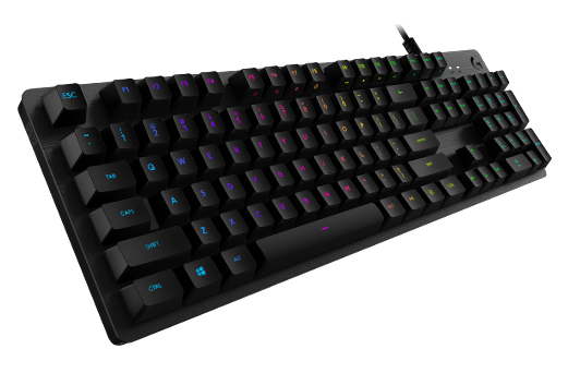 G512 Lightsync RGB Mechanical Gaming Keyboard GX Brown Carbon - Qwertz DE