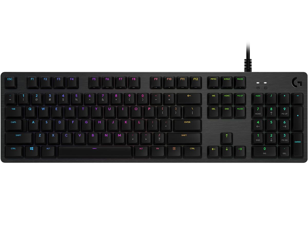 G512 Lightsync RGB Mechanical Gaming Keyboard GX Red Linear - Qwerty Pan Nordic