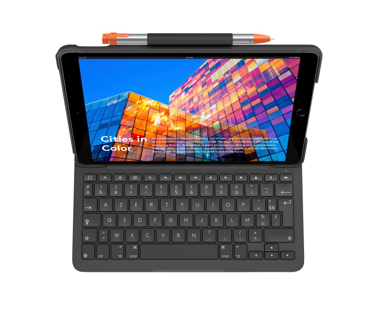 Slim Folio For iPad Air 3rd Generation Graphite Azerty French