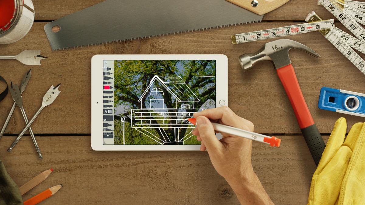 Crayon Digital Pencil For iPad Orange