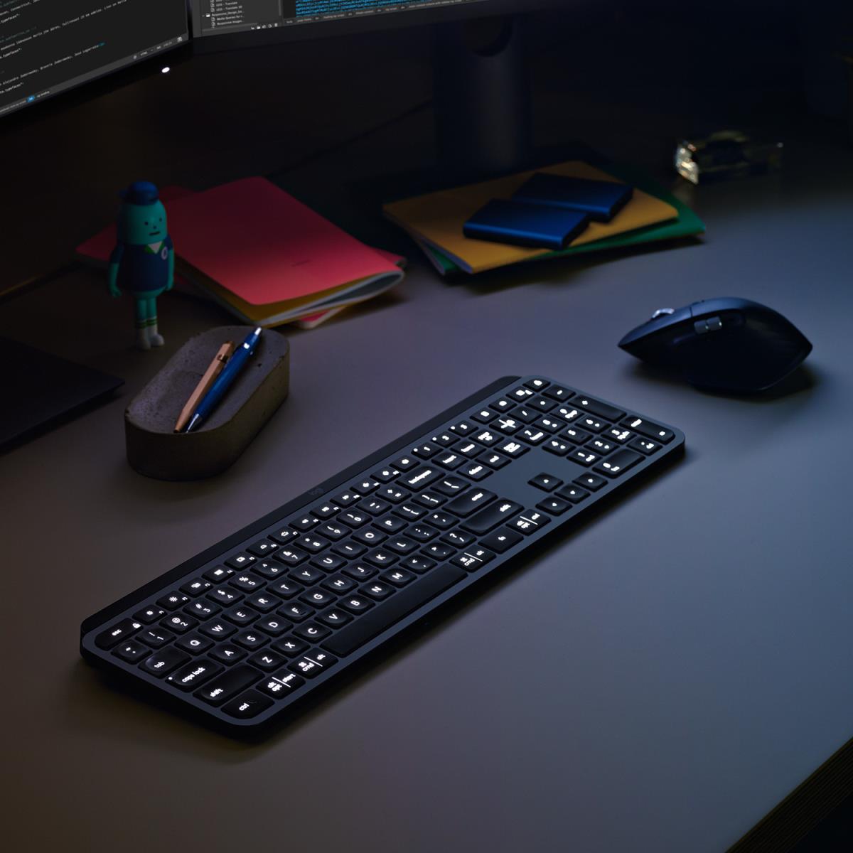 Mx Keys Wireless Illuminated Rechargeable Keyboard Azerty French