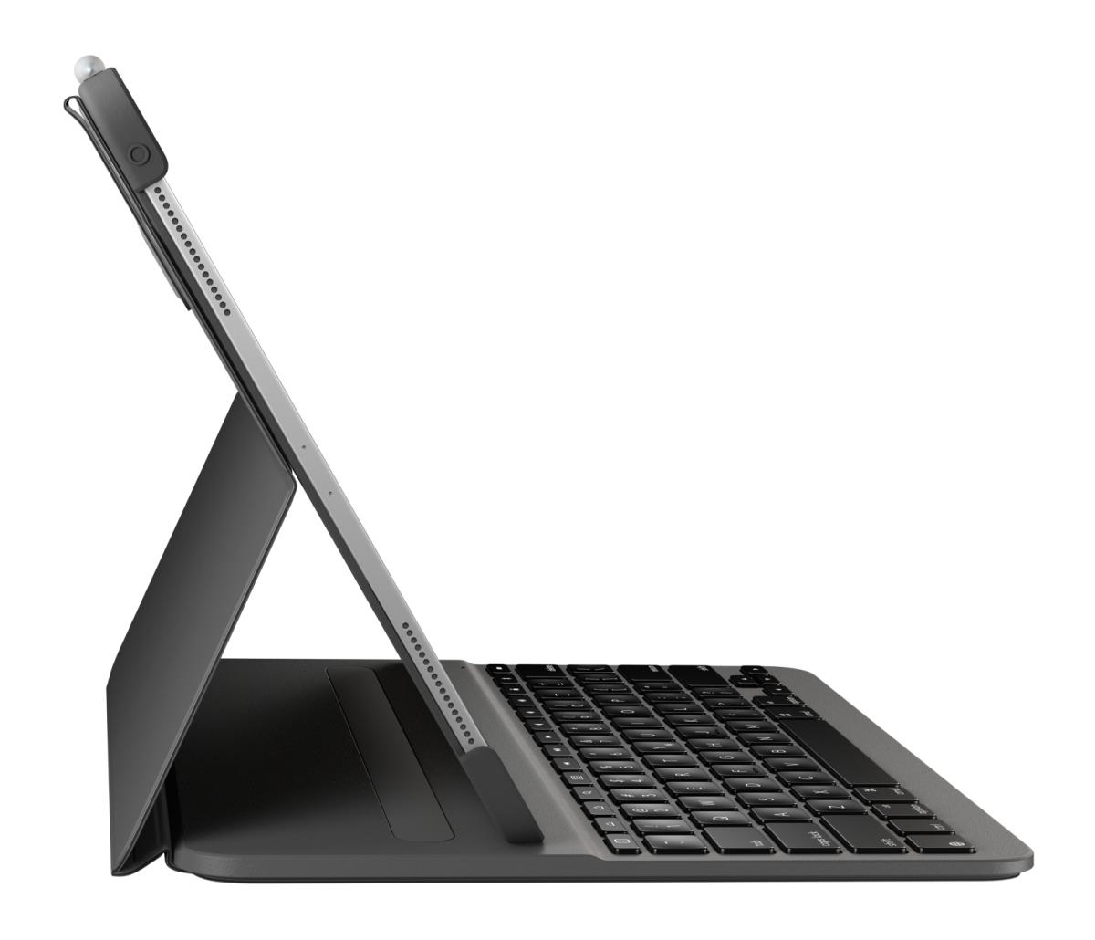 Slim Folio Pro - For iPad Pro 12.9in (3rd & 4th Gen) - Graphite- Qwerty Int''l