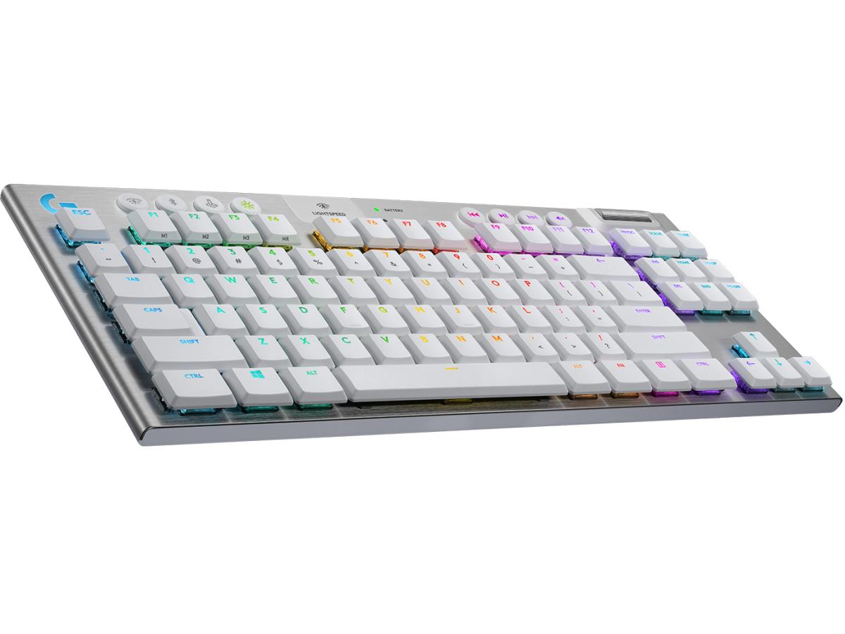 G915 TKL TENKEYLESS Lightspeed Wireless RGB Mechanical Gaming Keyboard - WHITE - US INT'L