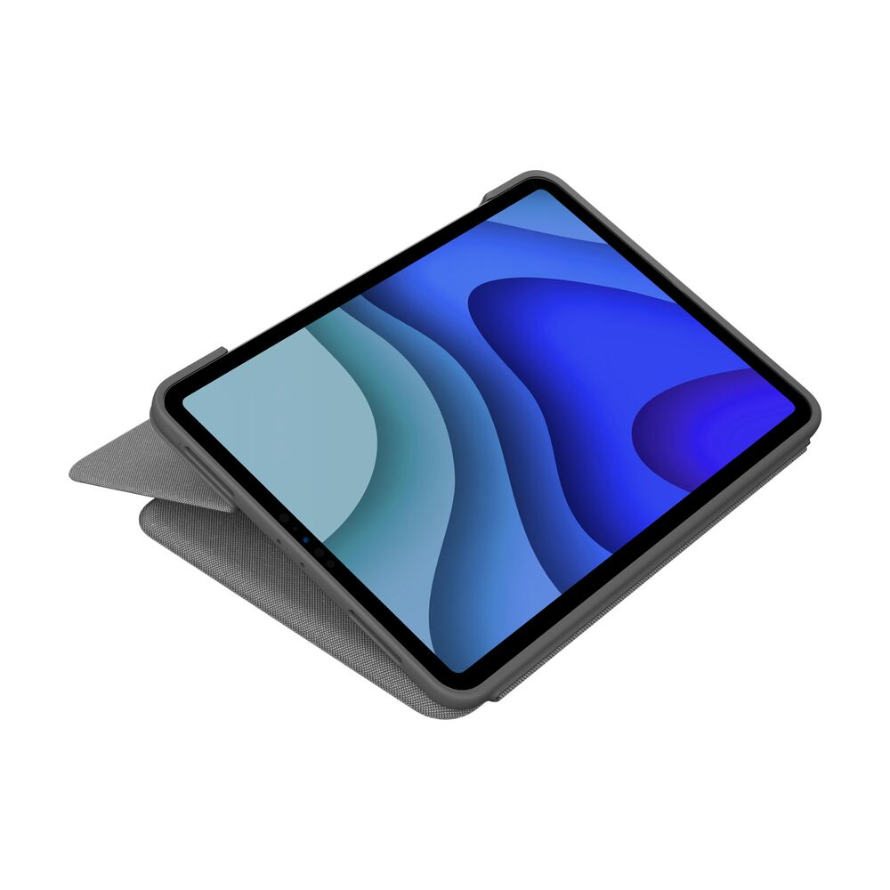 Folio Touch Backlit Keyboard Case With Trackpad Graphite For iPad Pro 11-in (1st & 2nd Gen) Suisse Qwertz
