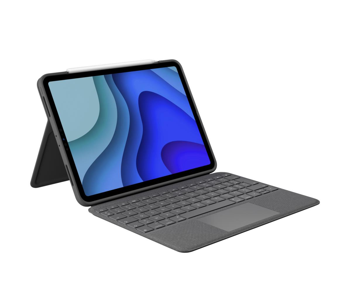 Folio Touch Backlit Keyboard Case With Trackpad Graphite For iPad Pro 11-in (1st & 2nd Gen) Azerty French