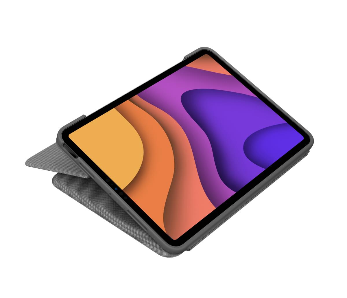 Folio Touch Backlit Keyboard Case With Trackpad Oxford Grey For iPad Air (4th Gen) Suisse Qwertz