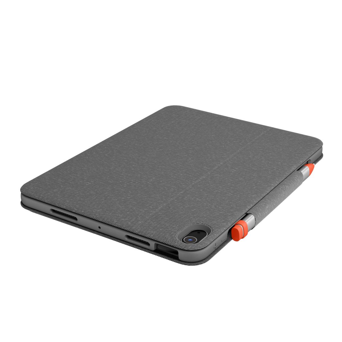 Folio Touch Case - Backlit Keyboard with Trackpad - for iPad Air (4/5th Gen) - Oxford Grey - Azerty French
