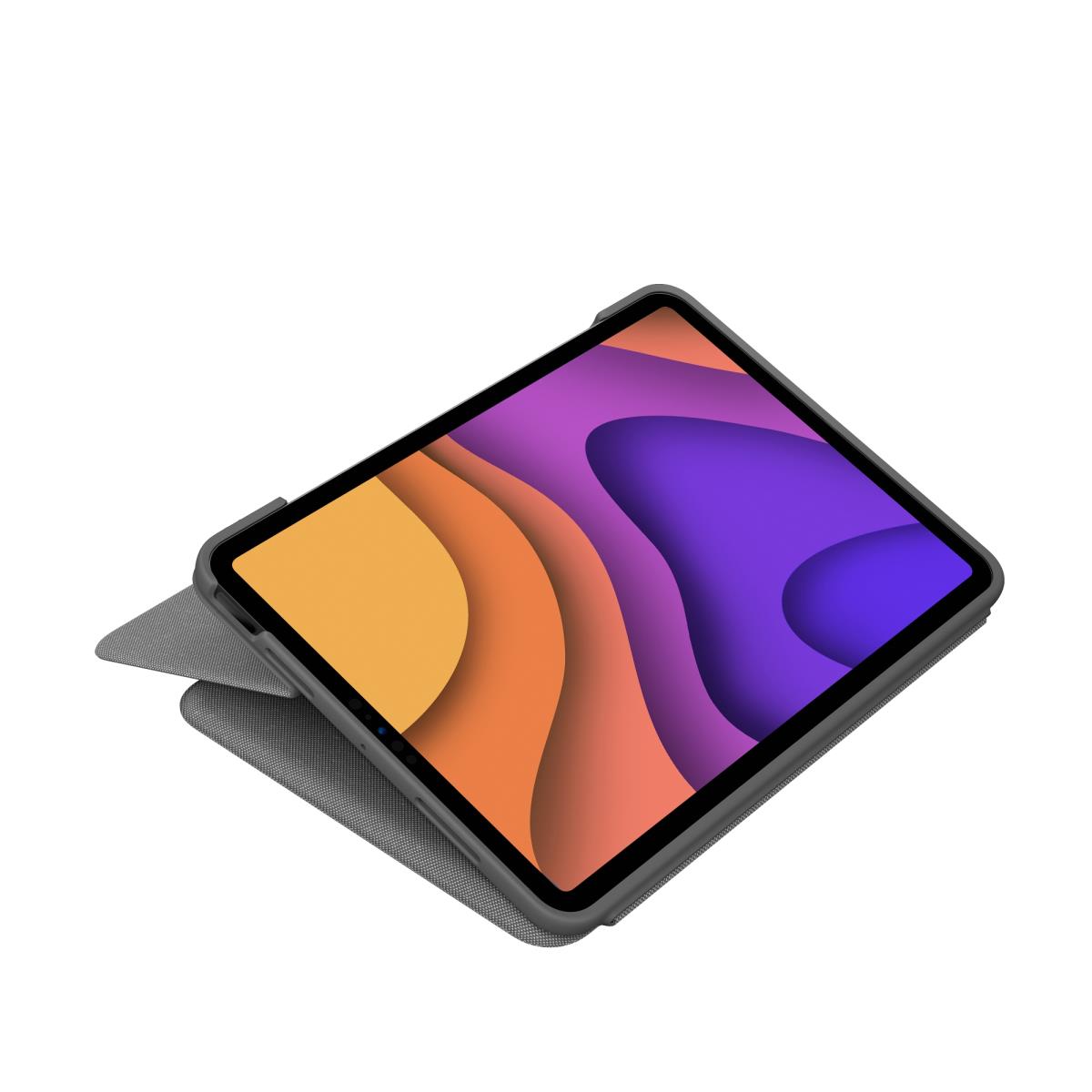 Folio Touch Case - Backlit Keyboard with Trackpad - for iPad Air (4/5th Gen) - Oxford Grey - Azerty French